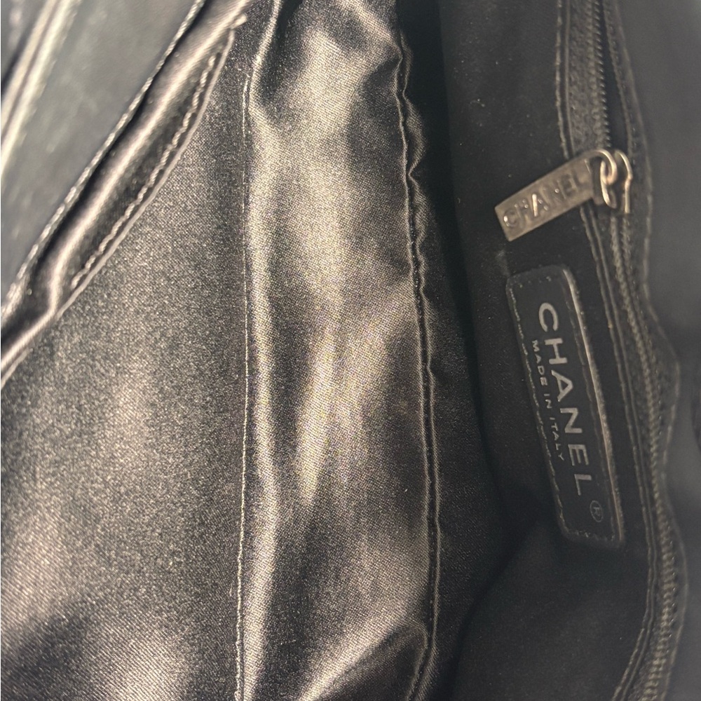 13K Chanel SMOO Cc Quilted Flap Black Lamb - Picture 7 of 16